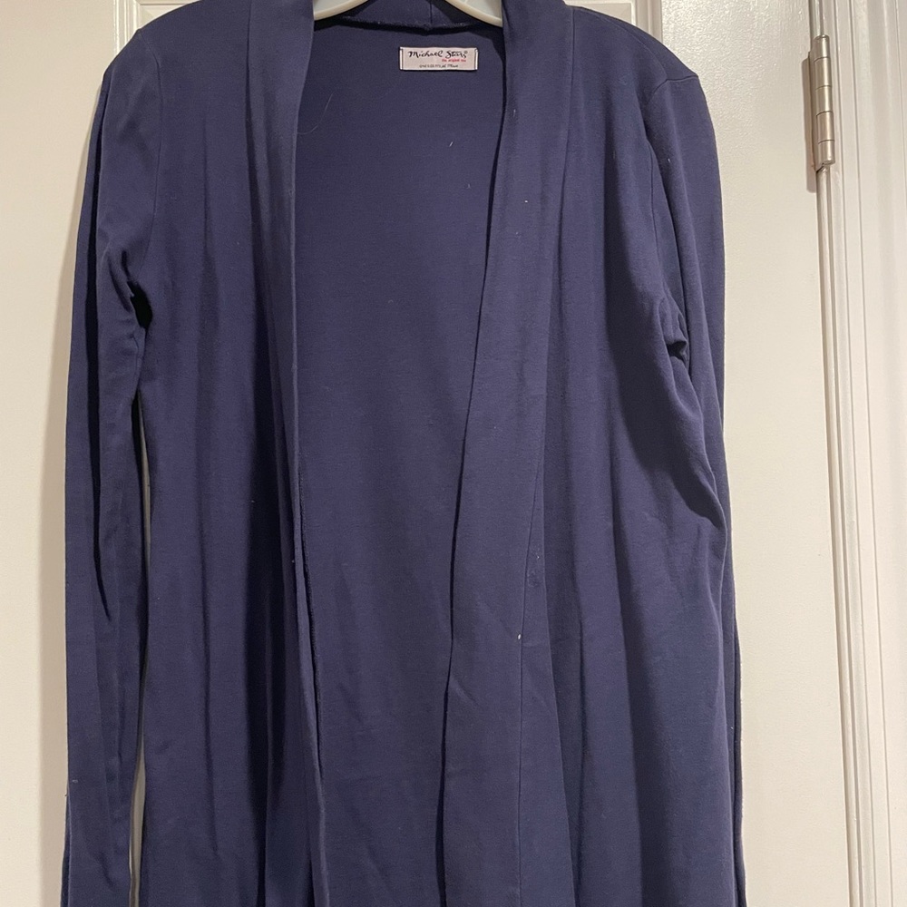 Michael stars navy cardigan